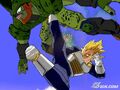 Vegeta kicks Cell