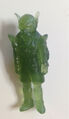 Keshi GT series Dr. Myuu transparent green figurine front angle view