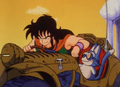 Puar and Yamcha in their car