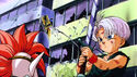 Trunks wields Tapion's sword