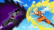 Black vs Goku aura