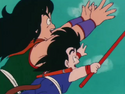 Goku and Yamcha rush to grab Bulma