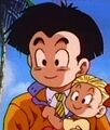 Krillin with his daughter