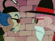 Mestre Kame e Mestre Tsuru brigam antes do torneio começar