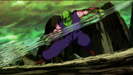 Gamisaras dodges a hit by Piccolo