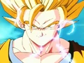 Super Saiyan 2 Goku smirks
