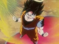 Goku powers up