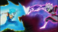 Vegeths SSJ Blue vs Zamasu fusione corrotta