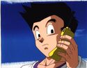 Goten on the phone