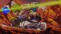 Broly MP contra Gogeta Azul