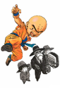 Art of Krillin by Akira Toriyama