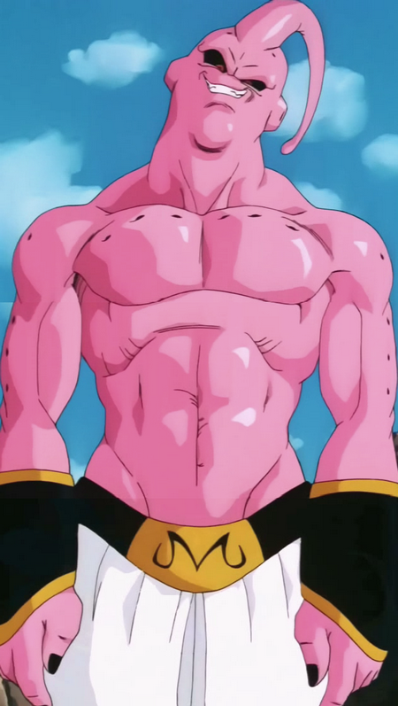 Dragon Ball Z - Majin Boo tenta atacar Mr. Satan parte 4