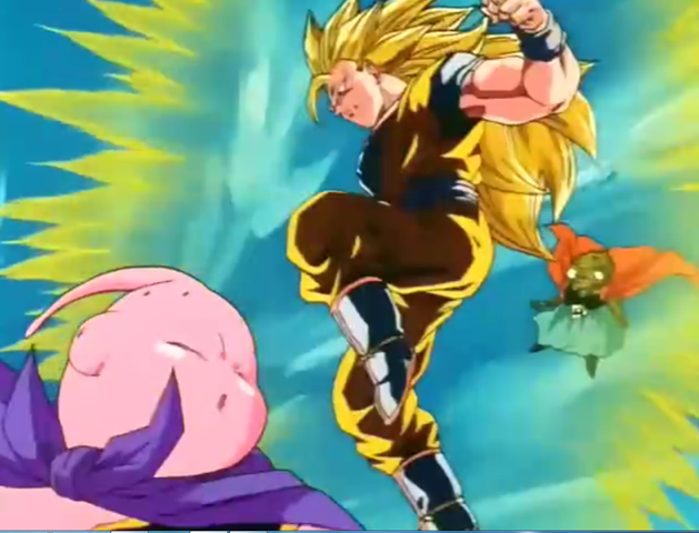 Son Goku Supersaiyano 3 vs. Boo Gordo | Dragon Ball Wiki Hispano | Fandom