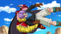 The Majian Hero stoping Trunks