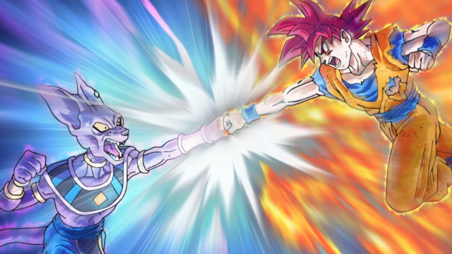 Goku vs Beerus #goku #beerus #anime #animeedit #saiyan #animetiktok #d... |  TikTok