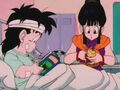 Gohan with his mother