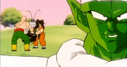 King Kai, mad at Piccolo after being disrespected and insulted