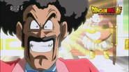 Mr. Satán y Boo Gordo en Dragon Ball Super.