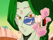 Zarbon's scouter malfunctions and explodes