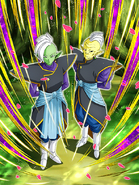 A Lesson of Good and Evil Gowasu & Zamasu card in Dokkan Battle