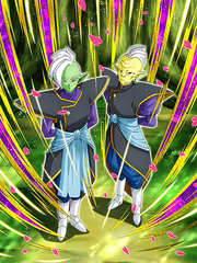 Dokkan Battle A Lesson of Good and Evil Gowasu & Zamasu card (Supreme Kai of Universe 10 Gowasu & Zamasu UR)