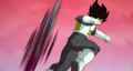 Whis uses Rapid Movement to evade Vegeta in Resurrection ‘F’