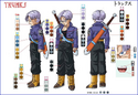 Future Trunks concept art for the Dragon Ball Heroes movies