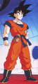 Goku ready to go to help Gohan and Krillin