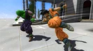 Goku attacks Piccolo