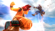 Goku Super Saiyajin Dios vs Bills.