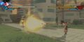 Goku fires his fully charged Ki Blast in Xenoverse 2