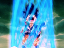 Goku powering up