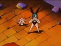 A coloring error of Bulma's Bunny costume pantyhose