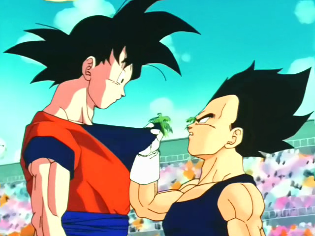 Fã cria arte mostrando momento de amizade entre Goku e Vegeta na saga de Buu