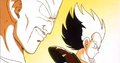 Vegeta watches Arlia disintegrate