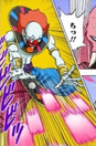 Belmod fires energy cards in the manga (Digitial Colored)