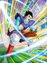 Dokkan Battle Gohan powers up