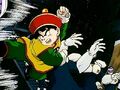 Gohan fighting Lord Slug's clan