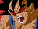 Goku beginng to go great ape face