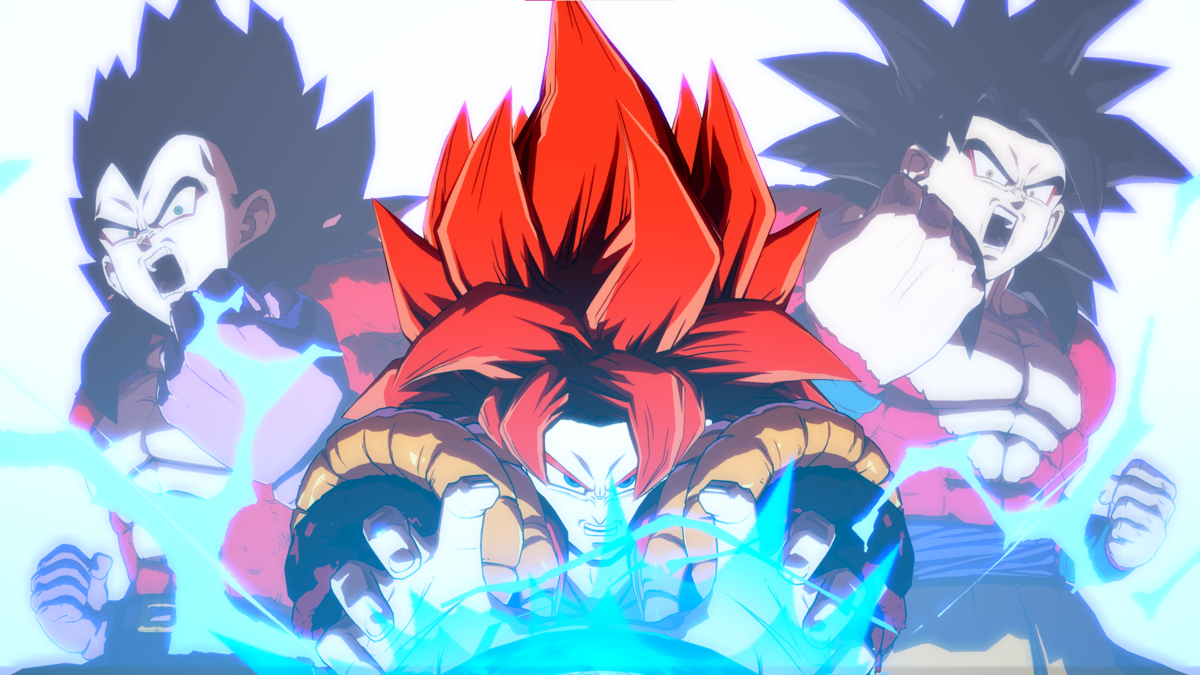 goku super saiyan 4 kamehameha x100