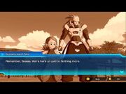 SDBH World Mission Chronoa's Flashback (Dialogue Cutscene) Time Patroller Sealas & Chronoa (patrolling history during one of Kid Buu's rampages)