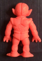 Keshi Part 2 Saibaman red figurine backside view