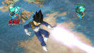 Vegeta fires energy blasts at Zarbon