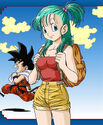 Goku and Bulma, by Tadayoshi Yamamuro