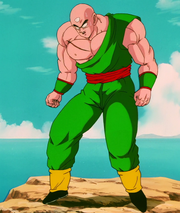 Tien arrives at the scene