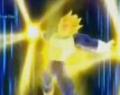 Vegeta charges a Final Flash in Budokai Tenkaichi