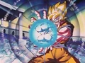 Goku fires his Instant Kamehameha
