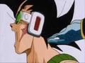 Bardock is struck by Toolo