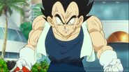 Vegeta is very angry with Goku