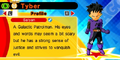 Saiyan Galactic Patrolman Tyber's character profile in Dragon Ball Fusions